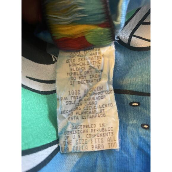 Mickey Mouse Women's Tank Top ONE SIZE Tie Dye Swim Muscle Shirt Blue - Picture 4 of 6